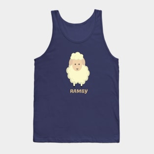 RAMBY - The Cute Sheep | Funny Little Lamb Tank Top